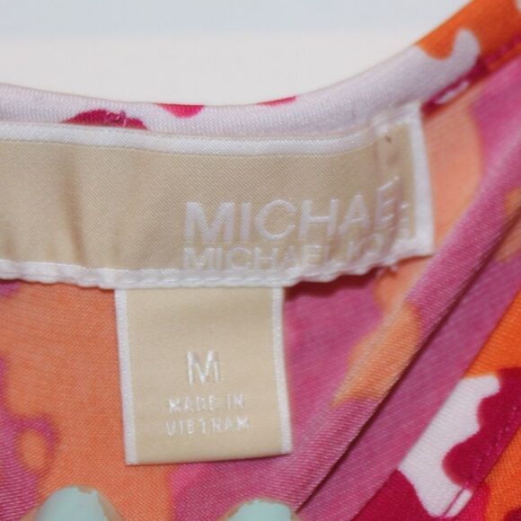 MICHAEL KORS Floral Mini Dress Women Size Medium - Picture 5 of 9